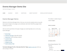 Tablet Screenshot of demo.wp-events-plugin.com